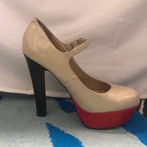 G by Guess GGVARIKA. Mary Jane Platform Heels